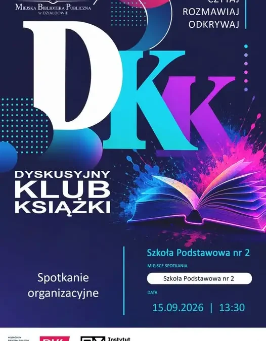 Dyskusyjny Klub Książki SP2 wznawia spotkania po wakacjach