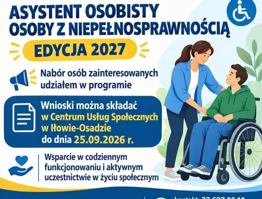 Rusza nabór do programu Asystent Osobisty Osoby z Niepełnosprawnością – edycja 2027
