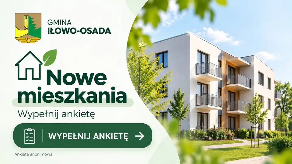 Gmina Iłowo-Osada pyta mieszkańców o potrzeby mieszkaniowe. Trwa ankieta