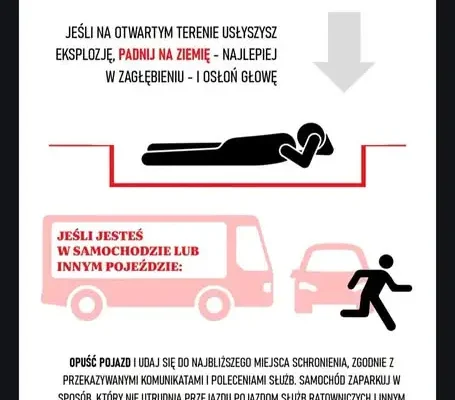 MSWiA instruuje: jak zachować się podczas ataku z powietrza