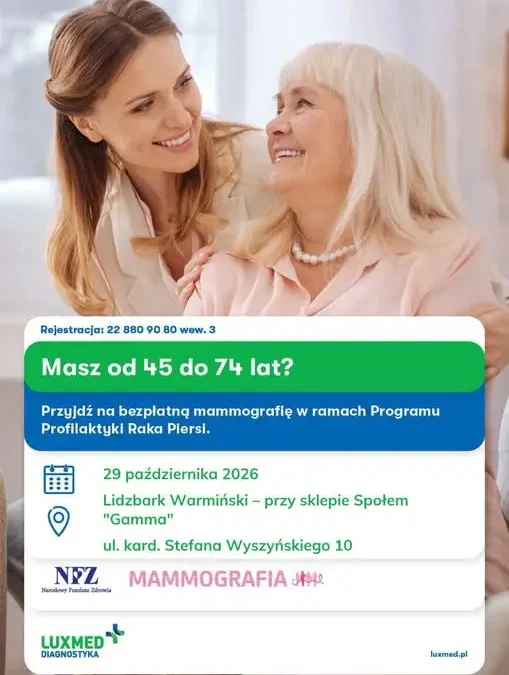 Październik miesiącem profilaktyki raka piersi – bezpłatna mammografia w mobilnych pracowniach LUX MED