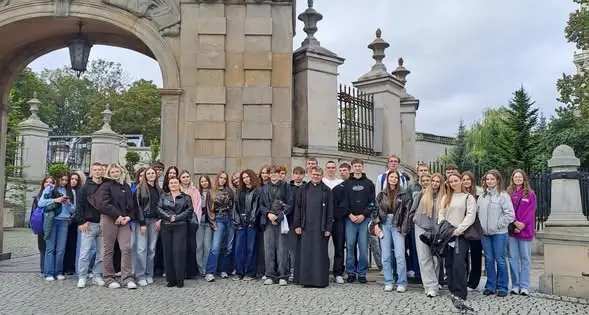 Maturzyści z Lidzbarka na Diecezjalnym Zjeździe Maturzystów w Częstochowie