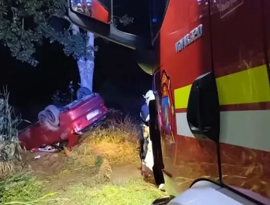 Nocna akcja służb na drodze powiatowej 1335 N. Zderzenie na trasie Wlewsk – Słup