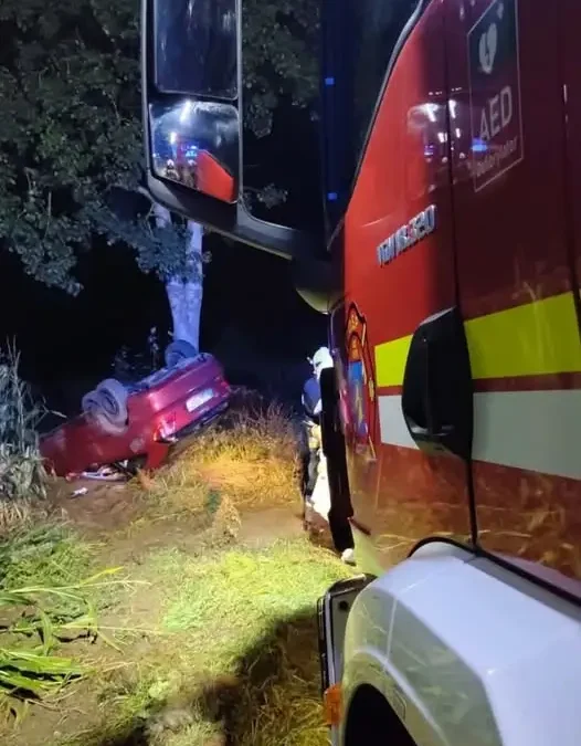 Nocna akcja służb na drodze powiatowej 1335 N. Zderzenie na trasie Wlewsk – Słup