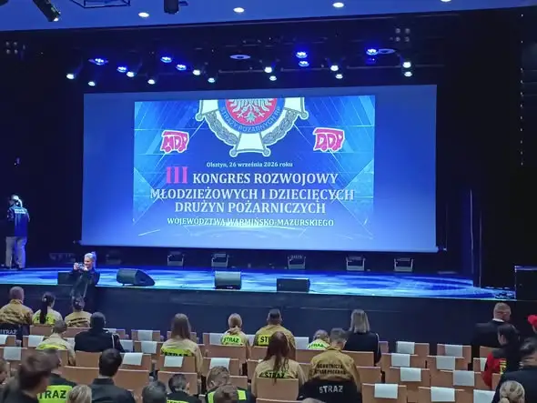 Młodzieżowe Drużyny Pożarnicze z gminy Lidzbark nagrodzone na III Kongresie Rozwojowym w Olsztynie