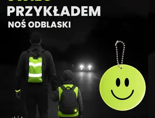 Akcja „Świeć przykładem – noś odblaski” potrwa do końca roku