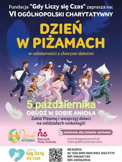 VI Ogólnopolski Charytatywny Dzień w Piżamach – dołącz do akcji!