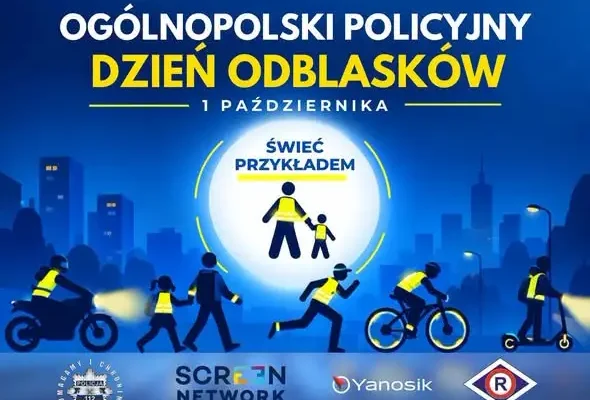 Policja inauguruje akcję „Świeć Przykładem – Noś Odblaski!”