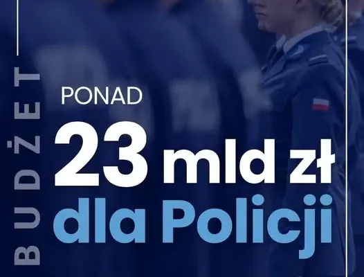 Budżet 2027: ponad 23 mld zł na Policję — rząd przyjął projekt