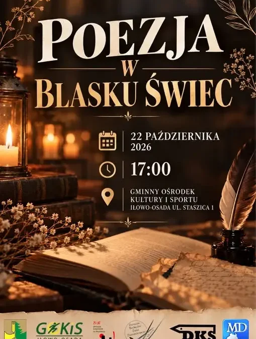 Poezja w blasku świec – wyjątkowy wieczór w Iłowie-Osadzie
