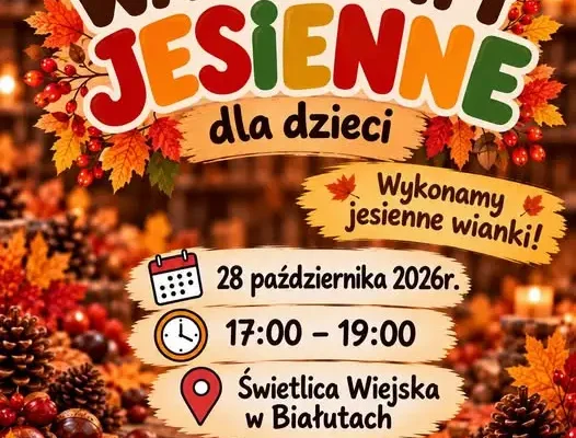 Jesienne warsztaty wiankowe w Białutach – 28 października