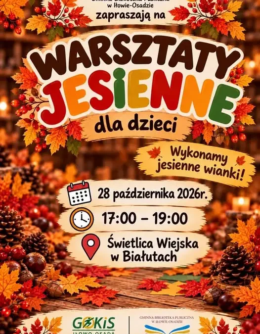 Jesienne warsztaty wiankowe w Białutach – 28 października