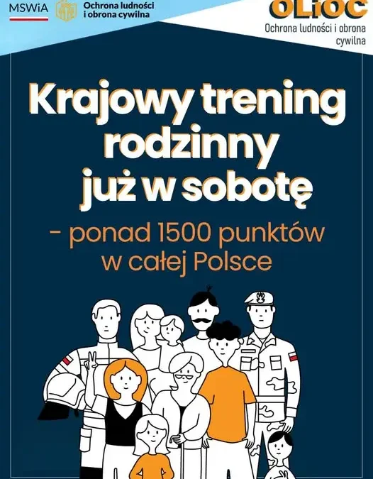 Ogólnopolski trening rodzinny „Akademia MSWiA” – 17 października w ponad 1500 punktach