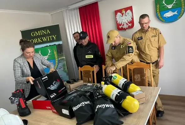Nowy sprzęt dla strażaków ochotników z gminy Sorkwity