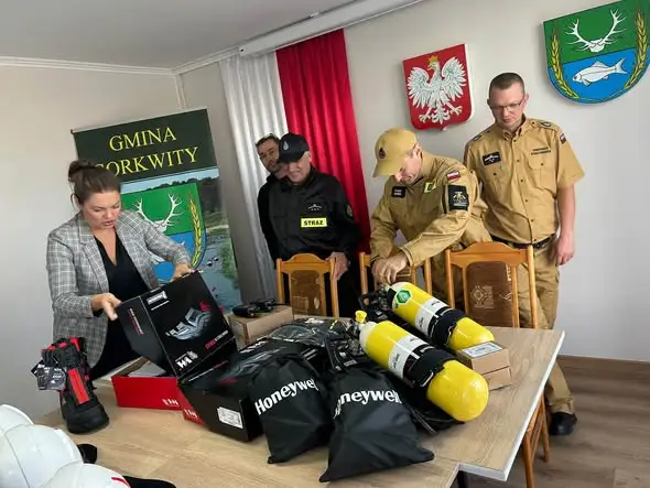 Nowy sprzęt dla strażaków ochotników z gminy Sorkwity