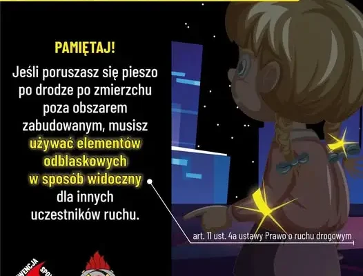 Odblaski po zmroku – obowiązek, który ratuje życie