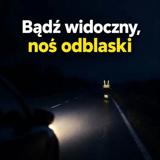 Mandat 100 zł i odwiezienie do domu – policja przypomina o odblaskach