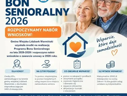 Bon senioralny 2026: nawet 2500 zł miesięcznie na wsparcie dla osób 65+