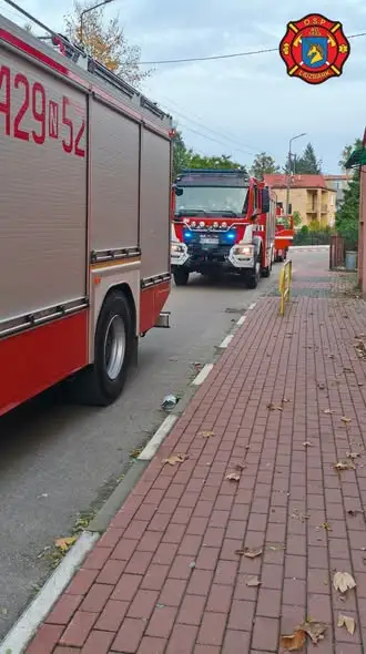 Pożar nieruchomości przy ul. Zamkowej w Lidzbarku – interweniowały służby