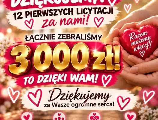 3 000 zł dla rodziny śp. Dominiki – lokalna społeczność pokazała wielkie serce
