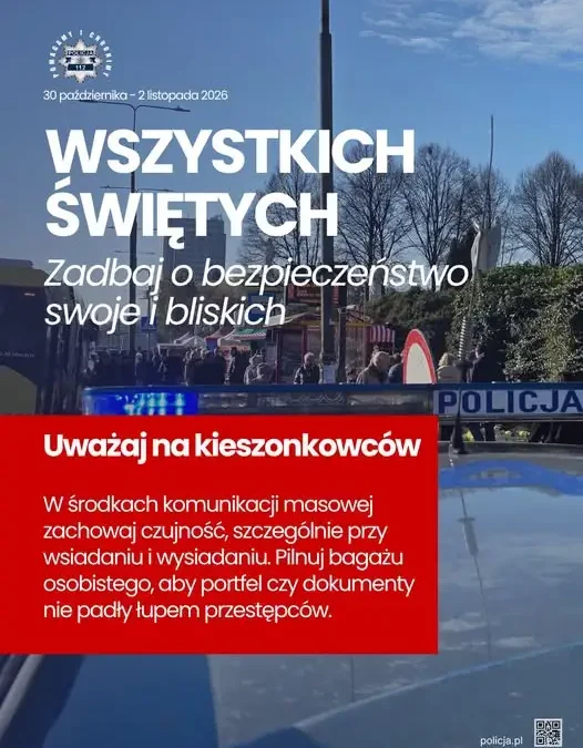 Bezpieczeństwo podczas Wszystkich Świętych – o czym pamiętać?